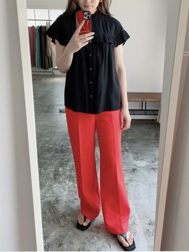 Pierrotスタッフ★大人に似合う高コスパ服をお届けさん(レディース・165cm)の夏コーディネート