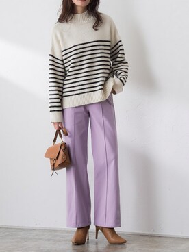 Pierrotスタッフ★大人に似合う高コスパ服をお届けさん（レディース・163cm）の冬コーディネート
