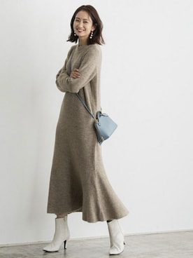 Pierrotスタッフ★大人に似合う高コスパ服をお届けさん（レディース・165cm）の冬コーディネート