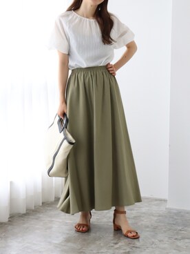 Pierrotスタッフ★大人に似合う高コスパ服をお届けさん(レディース・163cm)の夏コーディネート