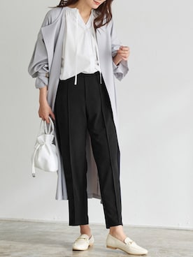Pierrotスタッフ★大人に似合う高コスパ服をお届けさん(レディース・163cm)の冬コーディネート