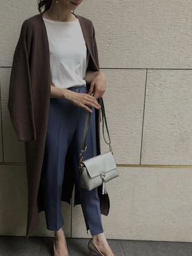 Pierrotスタッフ★大人に似合う高コスパ服をお届けさん(レディース・163cm)の秋コーディネート