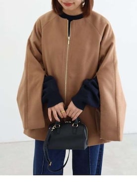 「アイテム（その他アウター）」を使った、Pierrotスタッフ★大人に似合う高コスパ服をお届けさん（骨格ストレート・レディース・150cm）の秋コーディネート