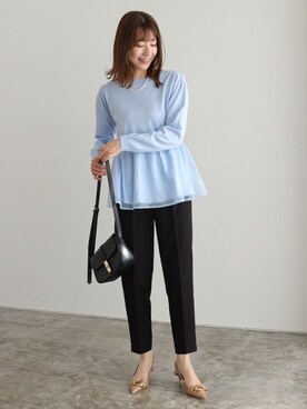 Pierrotスタッフ★大人に似合う高コスパ服をお届けさん(レディース・163cm)の冬コーディネート