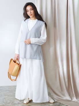 Pierrotスタッフ★大人に似合う高コスパ服をお届けさん(レディース・162cm)の冬コーディネート