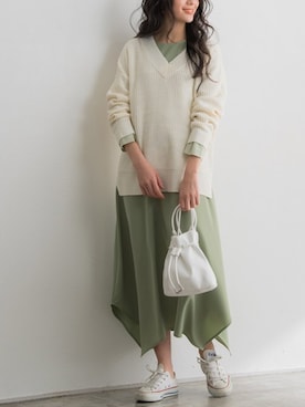 Pierrotスタッフ★大人に似合う高コスパ服をお届けさん(レディース・165cm)の冬コーディネート