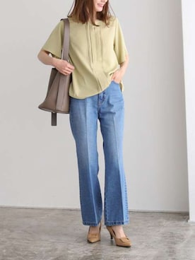 Pierrotスタッフ★大人に似合う高コスパ服をお届けさん(レディース・163cm)の春コーディネート