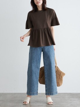 Pierrotスタッフ★大人に似合う高コスパ服をお届けさん（レディース・165cm）の夏コーディネート