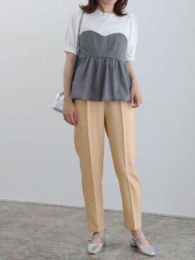 Pierrotスタッフ★大人に似合う高コスパ服をお届けさん(レディース・163cm)の春コーディネート