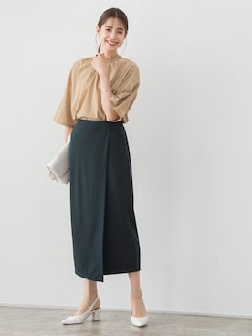 Pierrotスタッフ★大人に似合う高コスパ服をお届けさん(レディース・165cm)の夏コーディネート