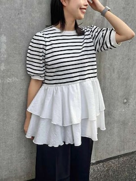 「Pierrot（ピエロ）のアイテム」を使った、Pierrotスタッフ★大人に似合う高コスパ服をお届けさん（レディース・150cm）の夏コーディネート