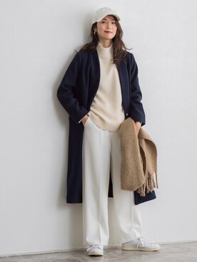 Pierrotスタッフ★大人に似合う高コスパ服をお届けさん（レディース・163cm）の冬コーディネート