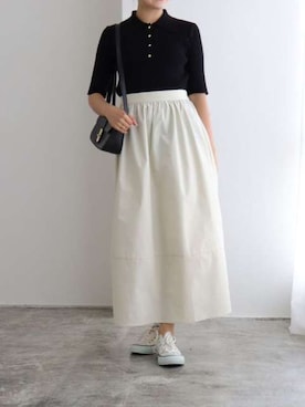 Pierrotスタッフ★大人に似合う高コスパ服をお届けさん(レディース・157cm)の夏コーディネート