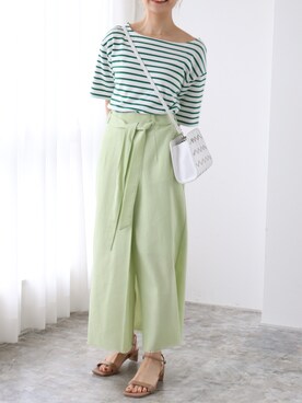 Pierrotスタッフ★大人に似合う高コスパ服をお届けさん(レディース・157cm)の夏コーディネート