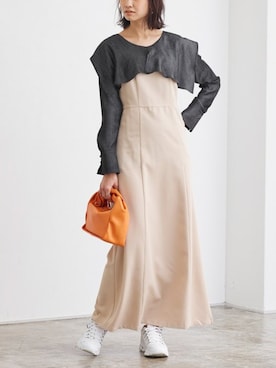 Pierrotスタッフ★大人に似合う高コスパ服をお届けさん（レディース・165cm）の冬コーディネート