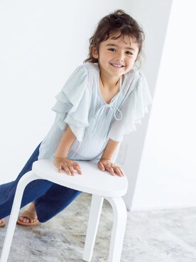 Pierrotスタッフ★大人に似合う高コスパ服をお届けさん（キッズ・110cm）の夏コーディネート