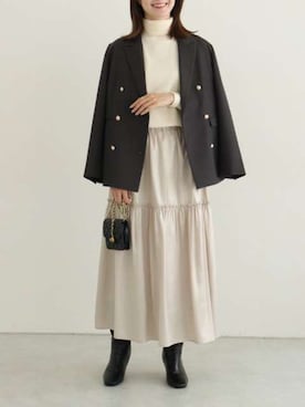 「Pierrot（ピエロ）のアイテム」を使った、Pierrotスタッフ★大人に似合う高コスパ服をお届けさん（レディース・163cm）の秋コーディネート