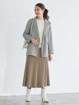 Pierrotスタッフ★大人に似合う高コスパ服をお届けさん（レディース・165cm）の秋コーディネート