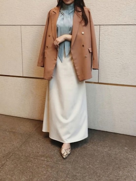 Pierrotスタッフ★大人に似合う高コスパ服をお届けさん（レディース・155cm）の秋コーディネート