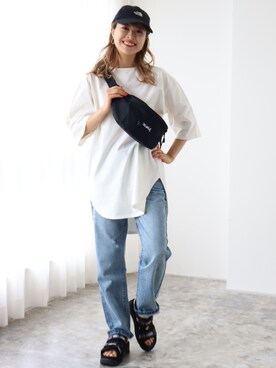 Pierrotスタッフ★大人に似合う高コスパ服をお届けさん（レディース・157cm）の夏コーディネート