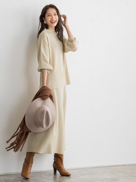 Pierrotスタッフ★大人に似合う高コスパ服をお届けさん(レディース・165cm)の秋コーディネート