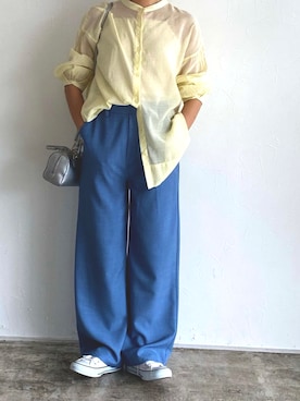 Pierrotスタッフ★大人に似合う高コスパ服をお届けさん(レディース・157cm)の春コーディネート