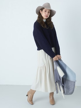 Pierrotスタッフ★大人に似合う高コスパ服をお届けさん（レディース・165cm）の秋コーディネート