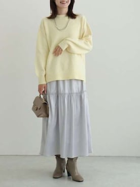 「Pierrot（ピエロ）のアイテム」を使った、Pierrotスタッフ★大人に似合う高コスパ服をお届けさん（レディース・163cm）の秋コーディネート