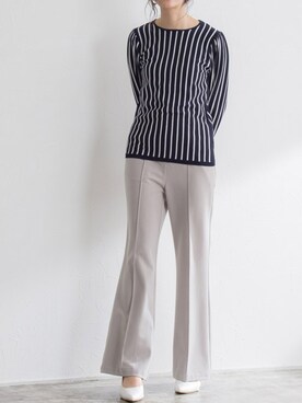 Pierrotスタッフ★大人に似合う高コスパ服をお届けさん(レディース・162cm)の冬コーディネート