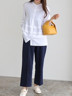 Pierrotスタッフ★大人に似合う高コスパ服をお届けさん(レディース・163cm)の夏コーディネート
