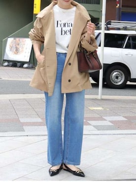 「Pierrot（ピエロ）のアイテム」を使った、Pierrotスタッフ★大人に似合う高コスパ服をお届けさん（レディース・163cm）の秋コーディネート