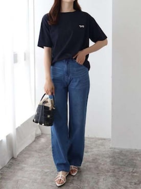 「Pierrot（ピエロ）のアイテム」を使った、Pierrotスタッフ★大人に似合う高コスパ服をお届けさん（レディース・163cm）の夏コーディネート