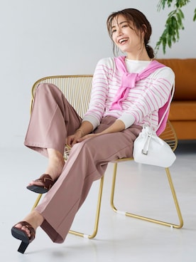 Pierrotスタッフ★大人に似合う高コスパ服をお届けさん(レディース・165cm)の春コーディネート