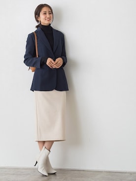 Pierrotスタッフ★大人に似合う高コスパ服をお届けさん(レディース・165cm)の秋コーディネート