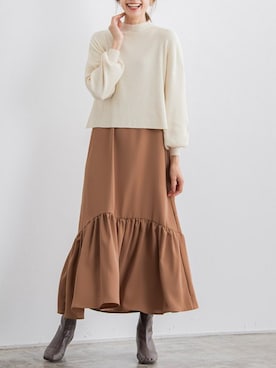 Pierrotスタッフ★大人に似合う高コスパ服をお届けさん(レディース・165cm)の秋コーディネート