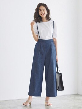 Pierrotスタッフ★大人に似合う高コスパ服をお届けさん(レディース・165cm)の夏コーディネート