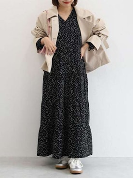 Pierrotスタッフ★大人に似合う高コスパ服をお届けさん（レディース・150cm）の冬コーディネート