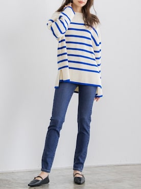Pierrotスタッフ★大人に似合う高コスパ服をお届けさん(レディース・165cm)の秋コーディネート