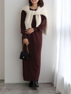 Pierrotスタッフ★大人に似合う高コスパ服をお届けさん(レディース・150cm)の秋コーディネート