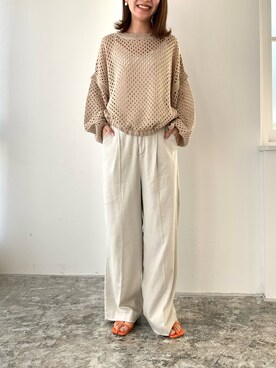 「RASW（ラス）のアイテム」を使った、Pierrotスタッフ★大人に似合う高コスパ服をお届けさん（レディース・153cm）の春コーディネート