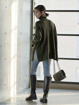 「RASW（ラス）のアイテム」を使った、Pierrotスタッフ★大人に似合う高コスパ服をお届けさん（レディース・165cm）の冬コーディネート