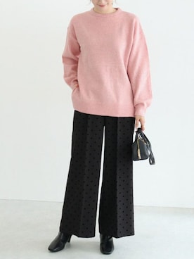 Pierrotスタッフ★大人に似合う高コスパ服をお届けさん（骨格ナチュラル・レディース・160cm）の秋コーディネート