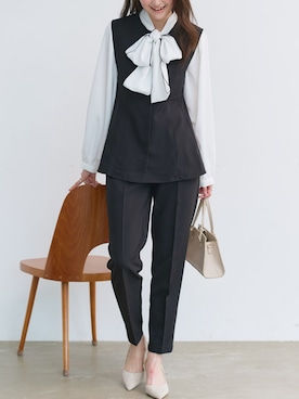 Pierrotスタッフ★大人に似合う高コスパ服をお届けさん（レディース・166cm）の冬コーディネート