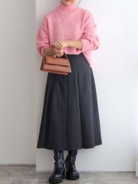 Pierrotスタッフ★大人に似合う高コスパ服をお届けさん(レディース・150cm)の秋コーディネート