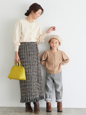 「lulpini（ルルピー二）のアイテム（パンツ）」を使った、Pierrotスタッフ★大人に似合う高コスパ服をお届けさん（レディース・163cm）の秋コーディネート