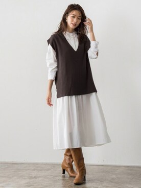 Pierrotスタッフ★大人に似合う高コスパ服をお届けさん（レディース・165cm）の夏コーディネート