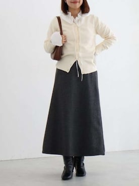 「Pierrot（ピエロ）のアイテム」を使った、Pierrotスタッフ★大人に似合う高コスパ服をお届けさん（レディース・150cm）の秋コーディネート