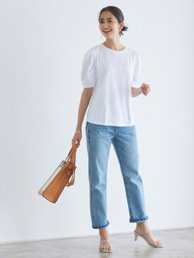Pierrotスタッフ★大人に似合う高コスパ服をお届けさん(レディース・165cm)の夏コーディネート