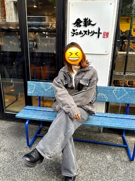 「mline（エムライン）のアイテム」を使った、せりたんさん（レディース・154cm）の春コーディネート