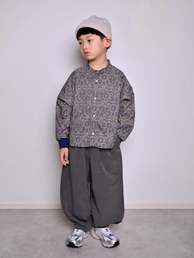 「green label relaxing（グリーンレーベルリラクシング）のアイテム」を使った、tanshio.さん（キッズ・110cm）の秋コーディネート